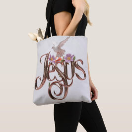 Ord Jesus tote bags christian Tygkasse