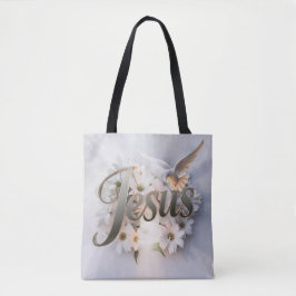 Ord Jesus tote bags christian Tygkasse