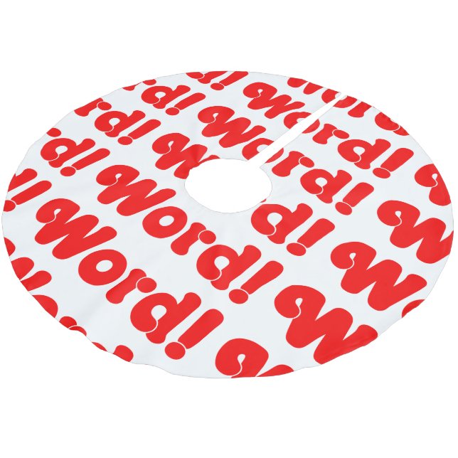 Ord! Julgransmatta Borstad Polyester (Vinklad)