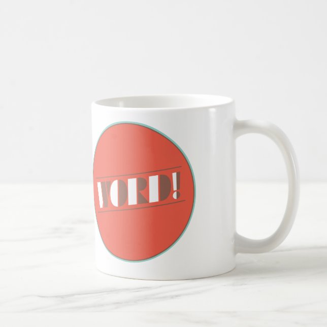Ord! Kaffe Mugg enligt Bra Humor Design (Höger)