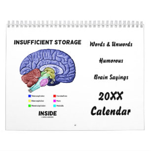 Ord & kalender för ord 20XX för Unwords hjärnhu
