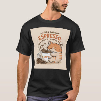 Ord kan inte espresso hur mycket du betyder för mi t shirt