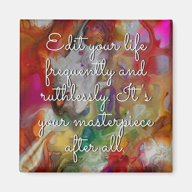 Ord Magnet för inspiration och motivation (Framsidan)