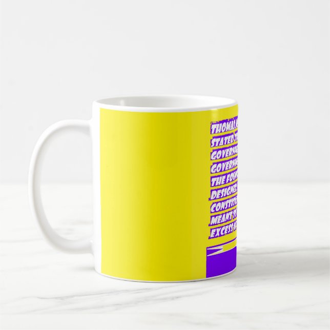 Ord-meddelandegrafik om AMERICA Kaffemugg (Vänster)