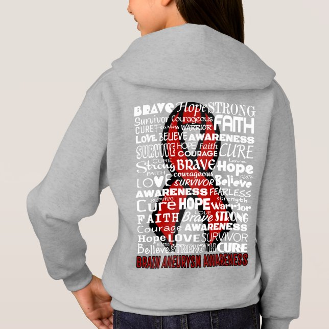 Ord/menyfliksområde.. Brain Aneurysm T Shirt (Baksida)
