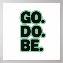 Ord, Motivering, Retro Poster