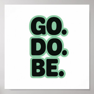 Ord, Motivering, Retro Poster