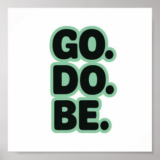 Ord, Motivering, Retro Poster