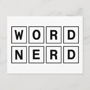 Ord Nerd Vykort