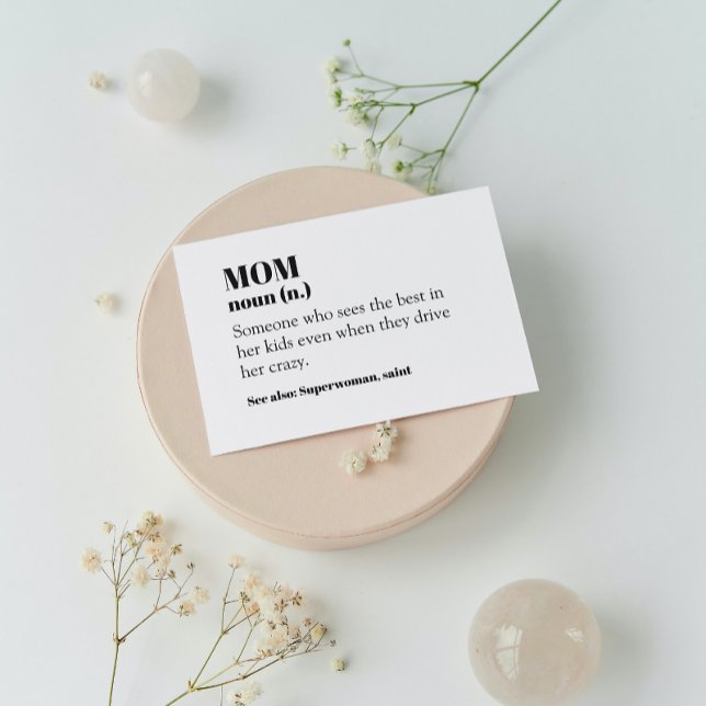 Ord Noun-kortet för mamma-Mors dag Kort (Skapare uppladdad)