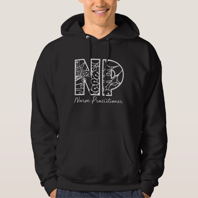 Ord Np Nurse Practitioner Manar Women Nurse Hoodie (Framsida)