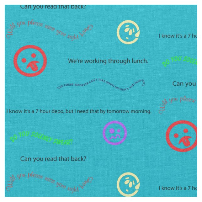 Ord och formulerar i en domstolreporter hjärna tyg (Närbild)