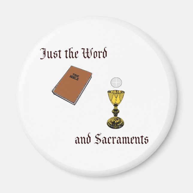 Ord och Sacraments Magnet (Framsidan)
