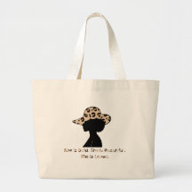 Ord of Affirmation Tote Bag cheetah print