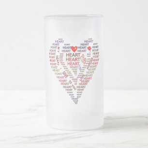 Ord of Heart Frostat Ölglas