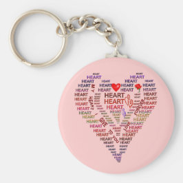 Ord of Heart Nyckelring