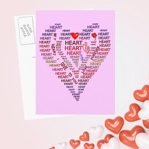 Ord of Heart Vykort