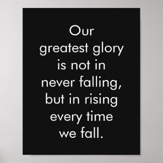 Ord om Livet Confucius-citat Poster