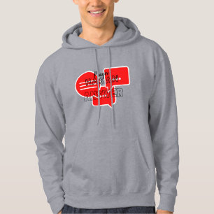Ord Pray med fet Ord Hoodie