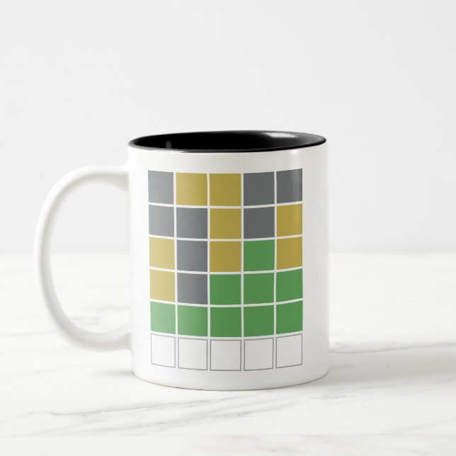 Ord Puzzle Grid Mugg (Vänster)
