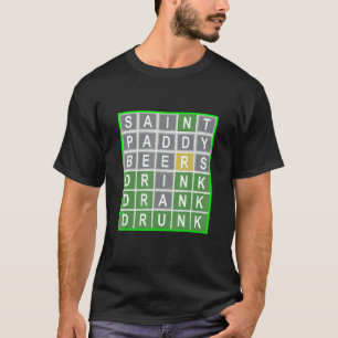 Ord Puzzle St Patricks St Paddy Beer Drinking Mana T Shirt