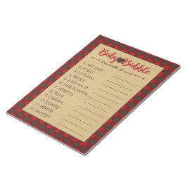 Ord Scramble Flanals Shower-game Pack Anteckningsblock