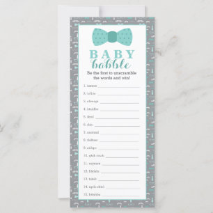 Ord Scramble Game, Baby Shower, 25-pack