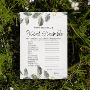Ord Scramble Greenery Möhippa Game