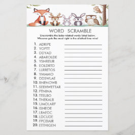 Ord-skam | Skogsdjursspel