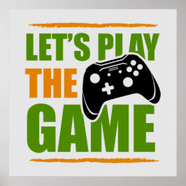 ord-spel i spelrummet coola poster