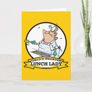 ORD STÖRSTA LUNCH DAM TECKNAD KORT