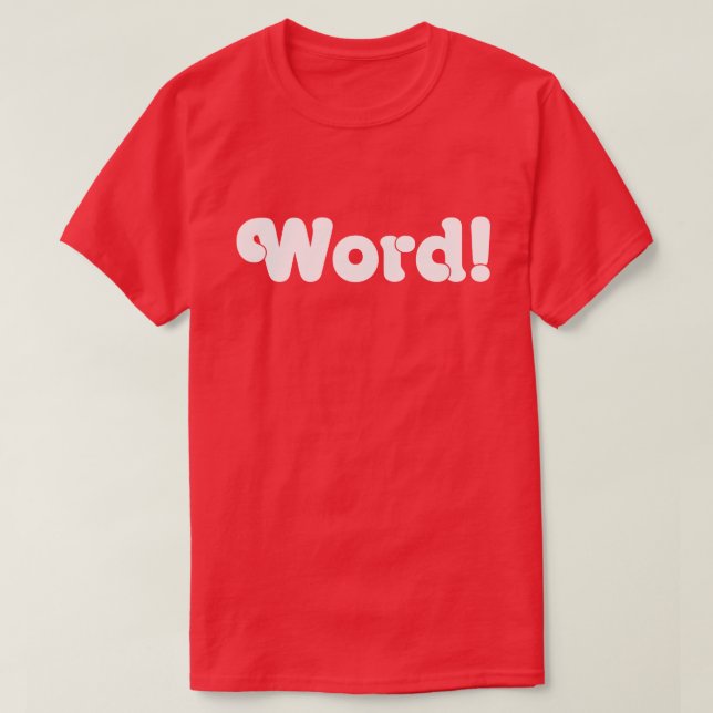 Ord! T-shirt (Design framsida)