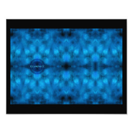 Ord till Live by: "ILLUMINATE" Affirmation Art. Fototryck