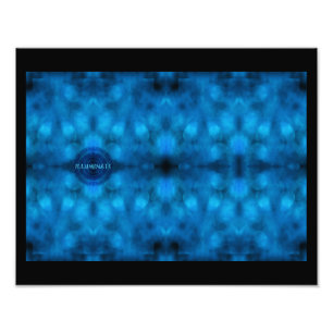 Ord till Live by: "ILLUMINATE" Affirmation Art. Fototryck