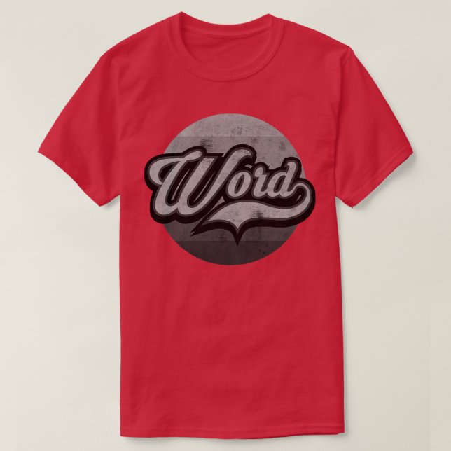 Ord upp BW T Shirt (Design framsida)