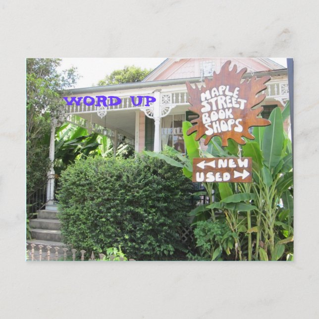 Ord uppåt vykort (Framsida)