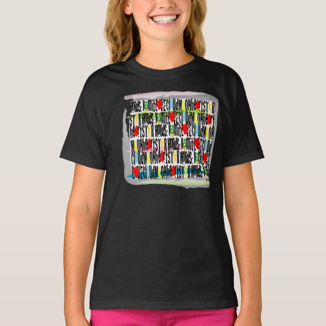 Ord Wall T Shirt (Framsida)