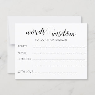 Ord Wisdom Studenten Advice for Student