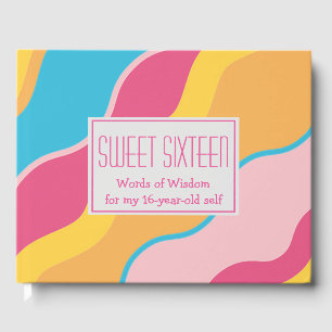 Ord Wisdoms SWEET SIXTEEN Rosa Gästböcker