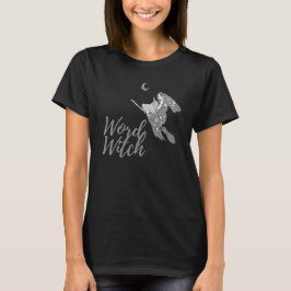 Ord Witch T-Shirt - Design 2 (svart)