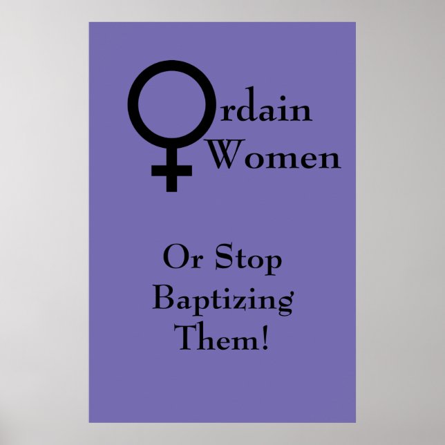 Ordain Women Poster (Framsidan)