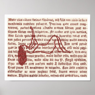 Ordbildat Glas 3 Poster