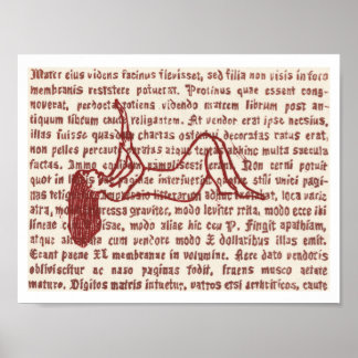 Ordbildat Glas 3 Poster