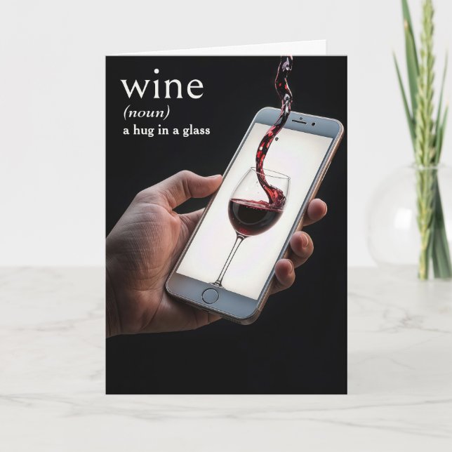 Ordbokens definition av VIN för födelsedagen Kort (Framsida)