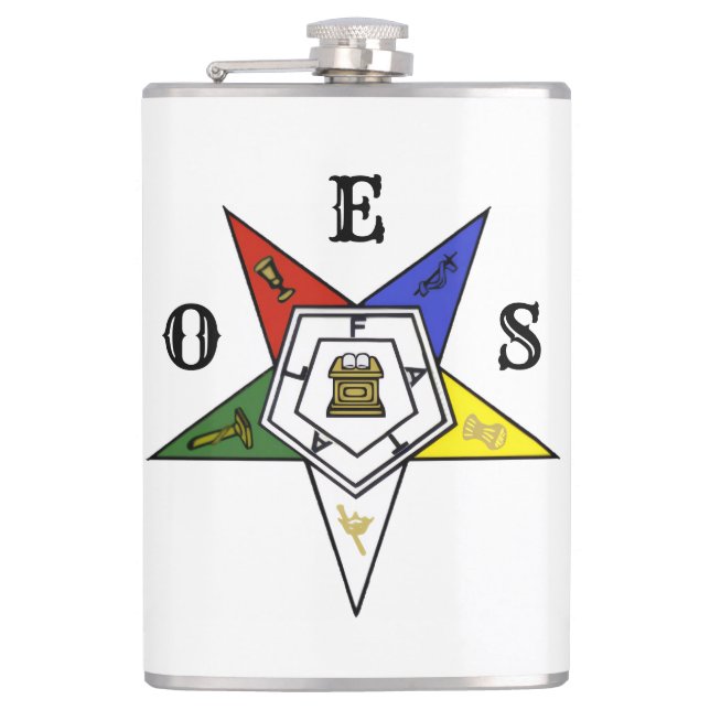 Orden för Östra Stjärnans emblem Fickplunta (Framsidan)