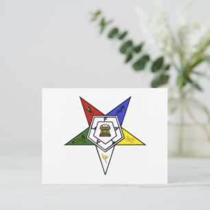 Orden för Östra Stjärnans emblem Vykort