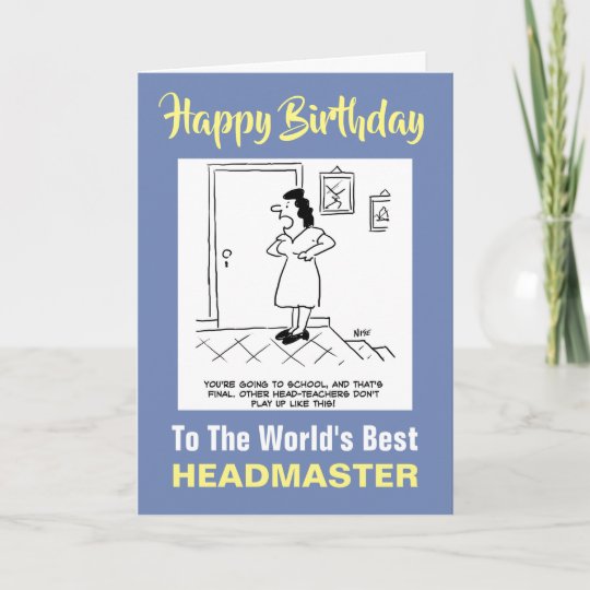 Ordens bästa överhuvud - Grattis på födelsedagen Kort  Zazzle.se