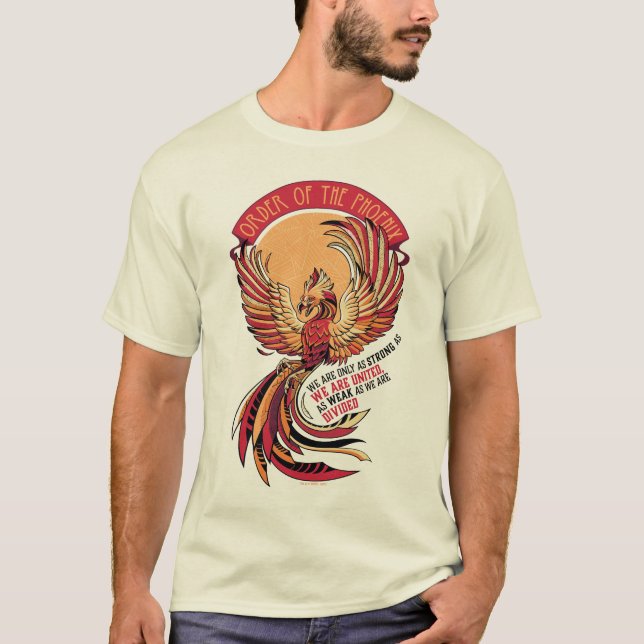 Ordenssymbol för Fenix i korsskuggning T Shirt (Framsida)