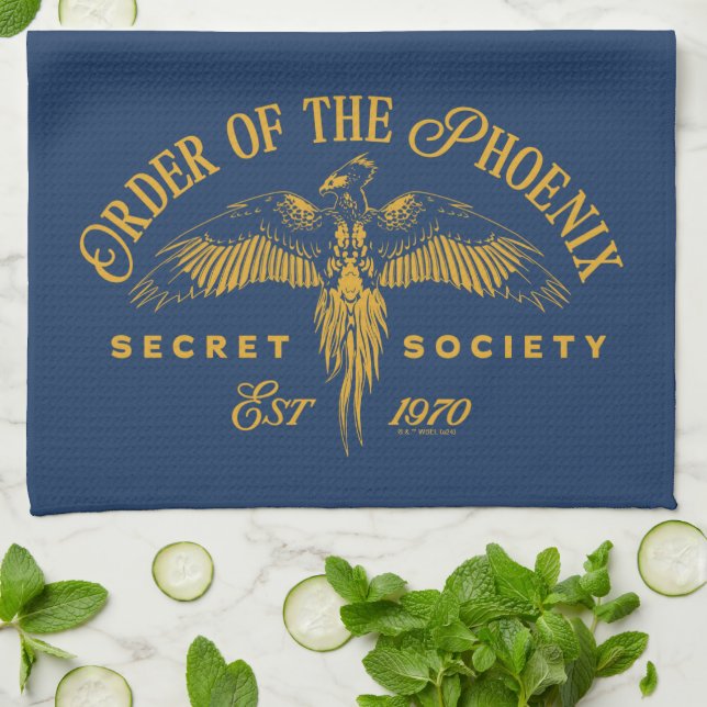 ORDER FÖR PHOENIX Secret Society Graphic Kökshandduk (Vikta)