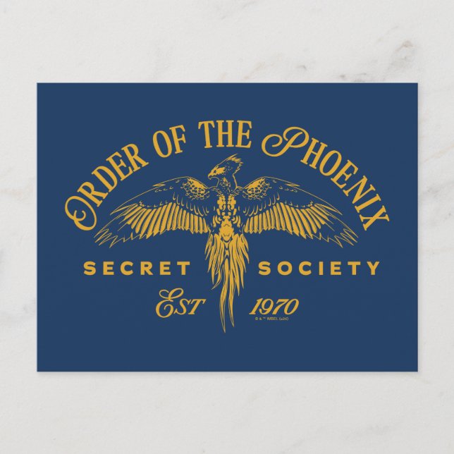 ORDER FÖR PHOENIX Secret Society Graphic Vykort (Framsida)